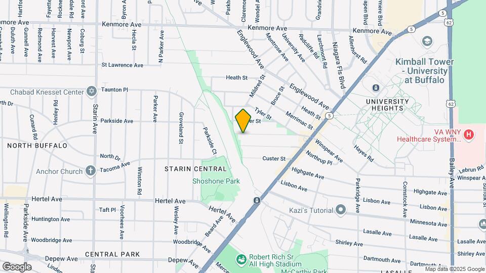 154 W Winspear Ave Map and Location Details