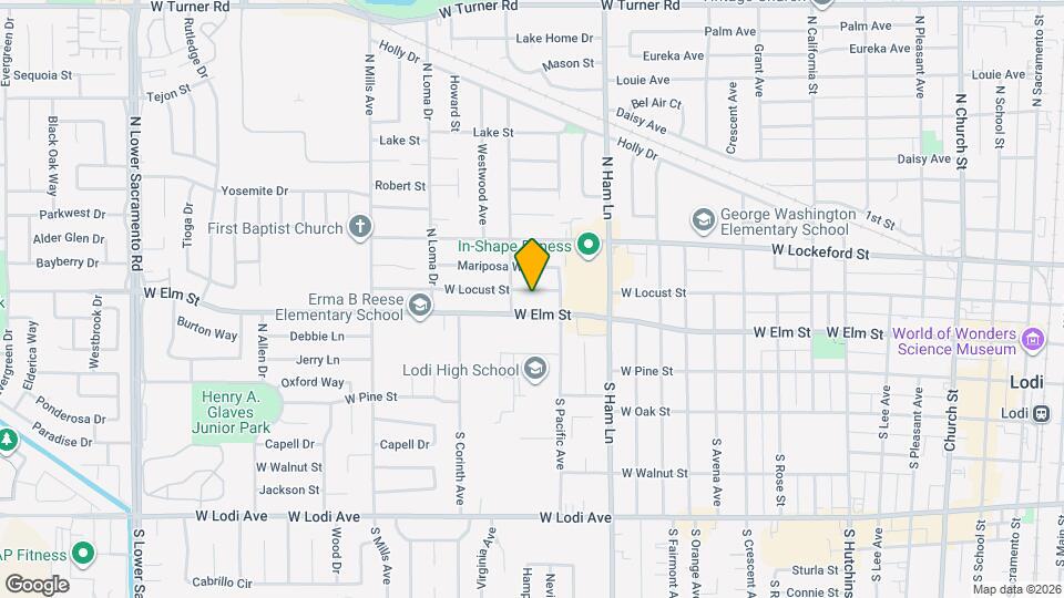 1430 W Locust St Map and Location Details