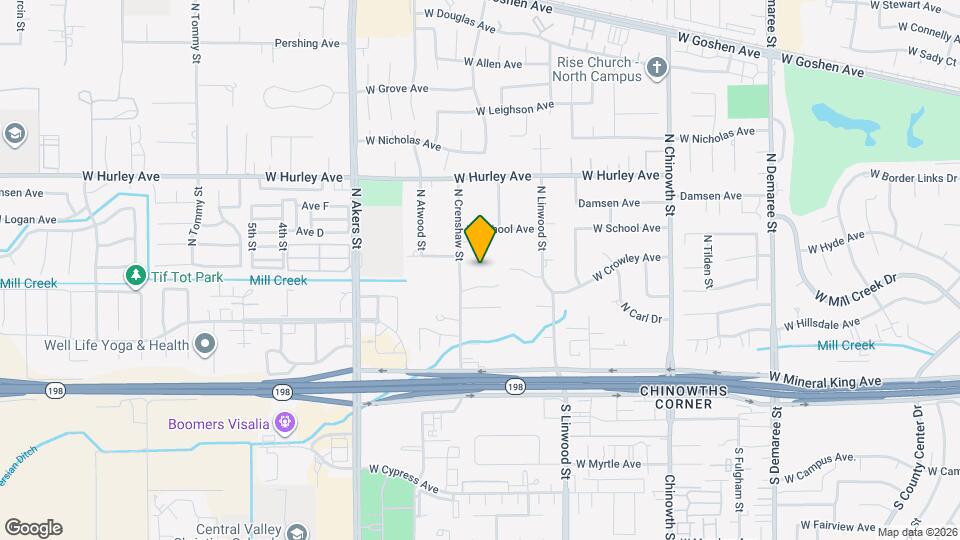 212 N Crenshaw St Map and Location Details