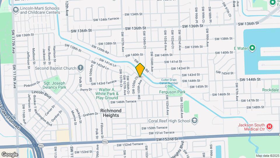 14300 SW 105th Ave Map and Location Details