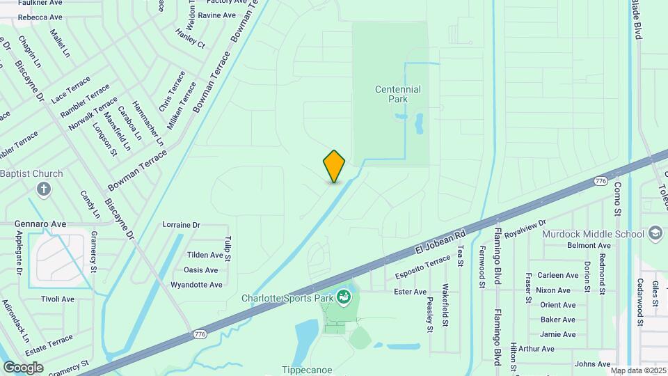 1838 West Palms Drive Map and Location Details