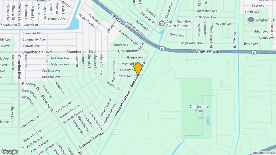 820 Bowman Terrace Map and Location Details