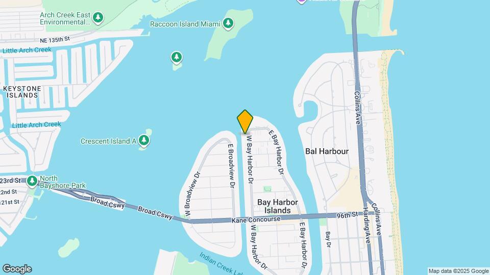 10250 W Bay Harbor Dr Map and Location Details
