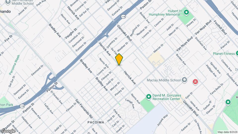 13100 Filmore St Map and Location Details