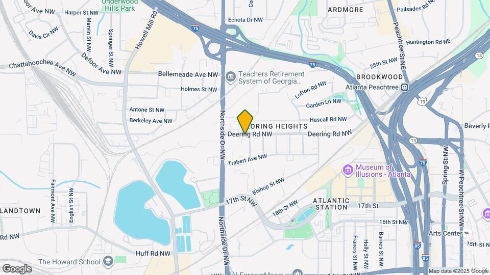 550 Deering Rd NW Map and Location Details