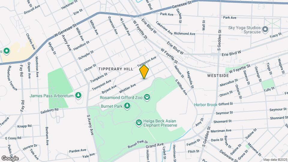 245 Whittier Ave Map and Location Details