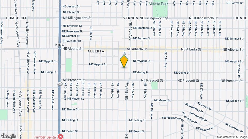 5313 NE 14th Pl Map and Location Details