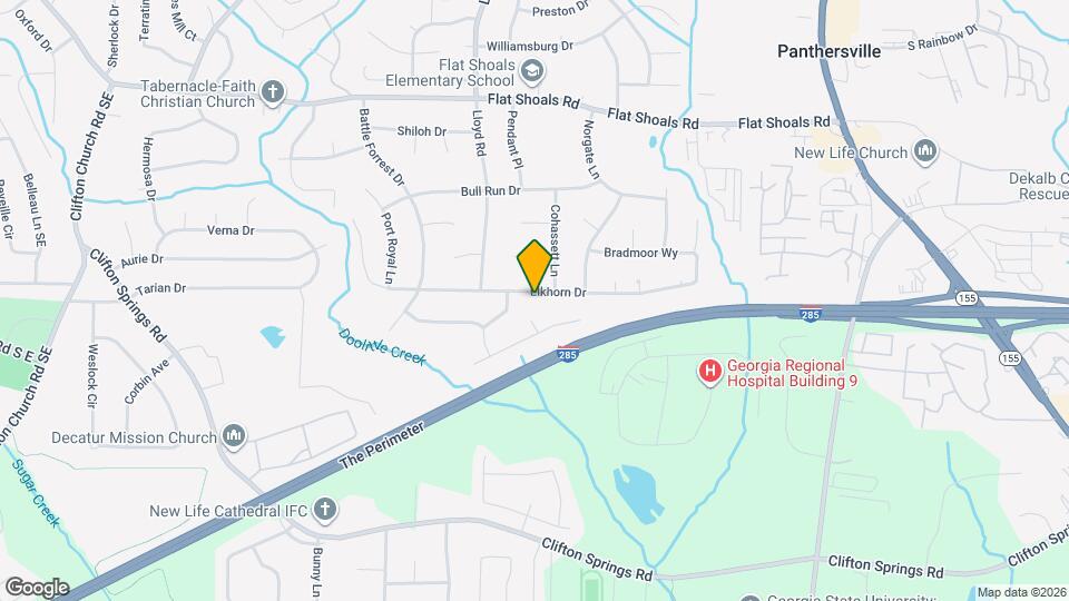 2607 Elkhorn Dr Map and Location Details