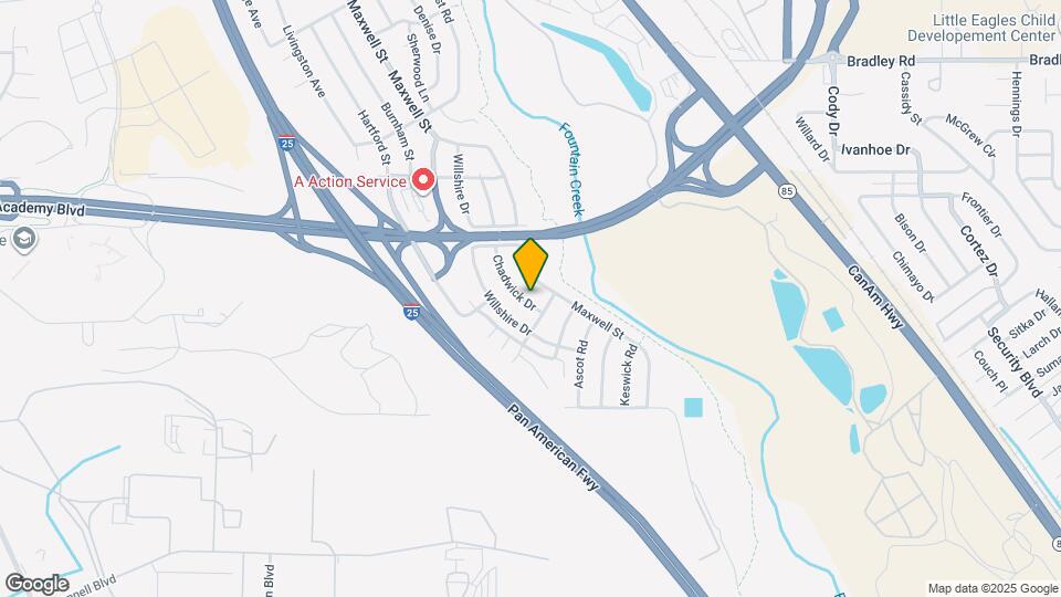 1551 Chadwick Dr Map and Location Details