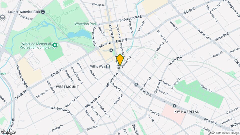 130 King St S Map and Location Details