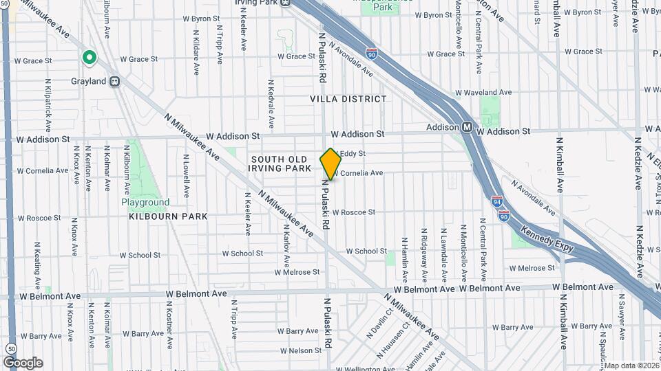 3445 N Pulaski Rd Map and Location Details