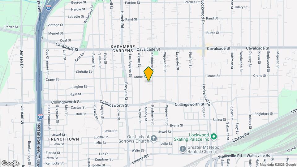 3917 Kashmere St Map and Location Details