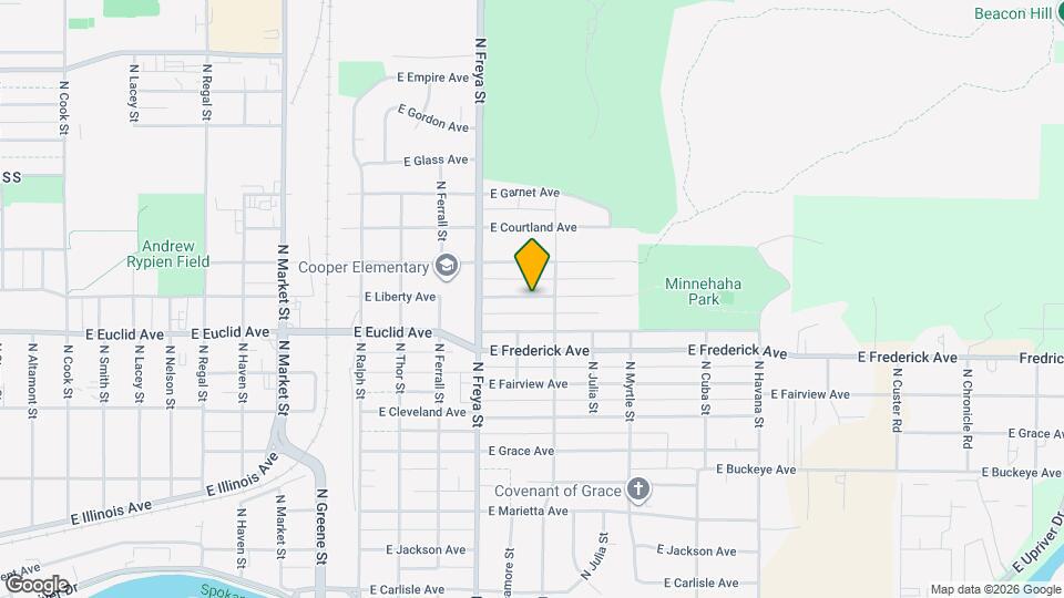 3714 E Liberty Ave Map and Location Details