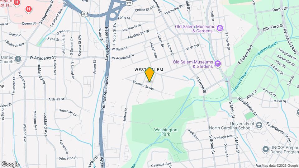 838 Shober St Map and Location Details