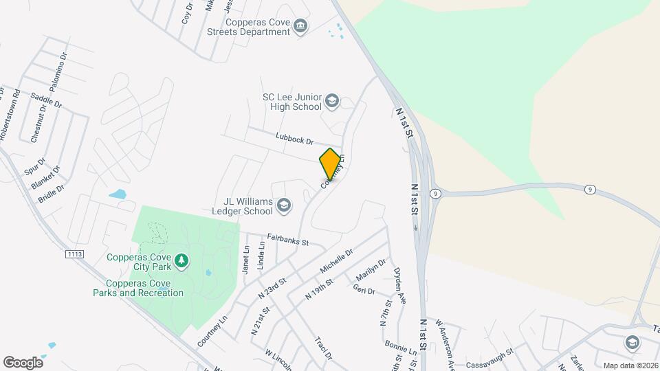 1649 Dryden Ave Map and Location Details