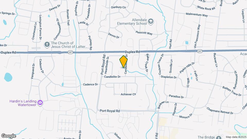 2837 Candlewicke Dr Map and Location Details