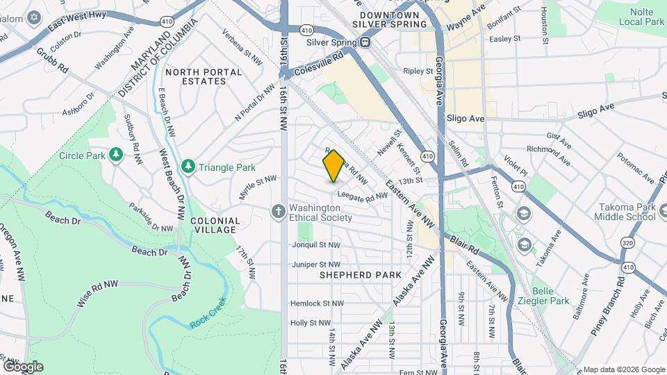 1407 Leegate Rd NW Map and Location Details