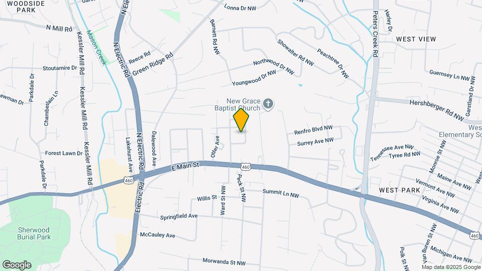 1316 Graybill Rd NW Mapa y Detalles de la Ubicación