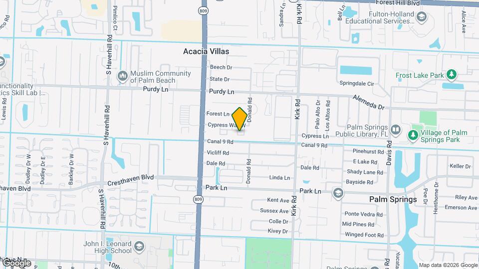1631 Cypress Way E Mapa y Detalles de la Ubicación