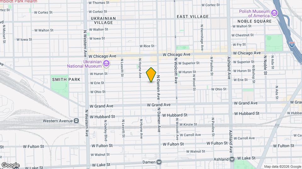2025 W Erie St Map and Location Details