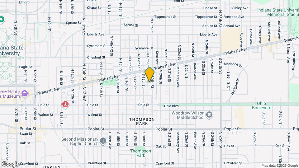 61 S 19th St Map and Location Details