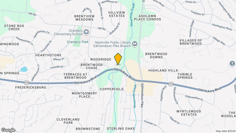 5702 Brentwood Meadows Cir Map and Location Details