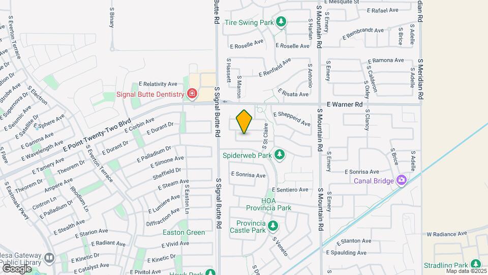 10904 East Sebring Avenue Map and Location Details