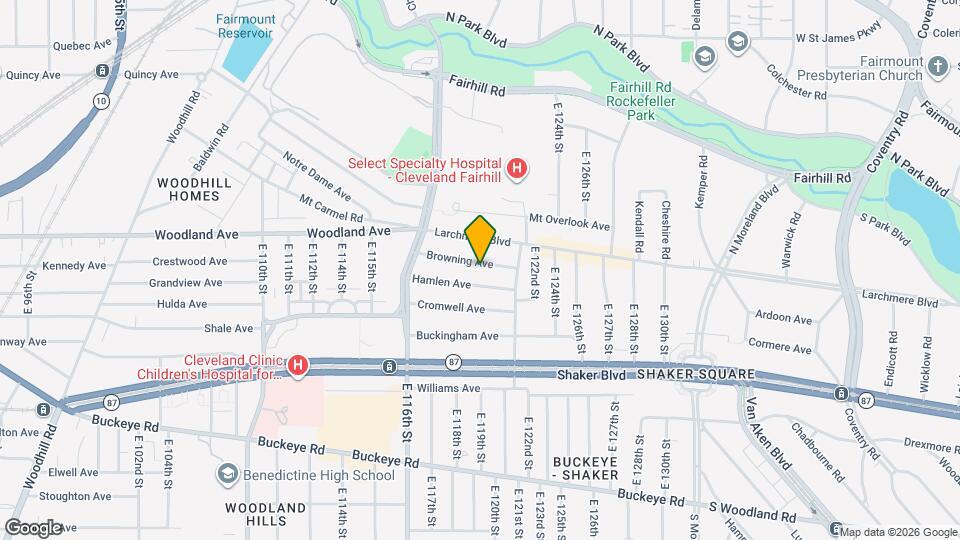 11916 Browning Ave Map and Location Details