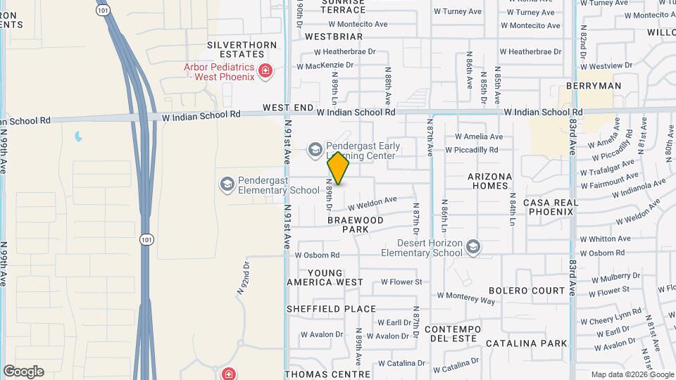 3644 N 89th Ave, Unit B11-106 Map and Location Details