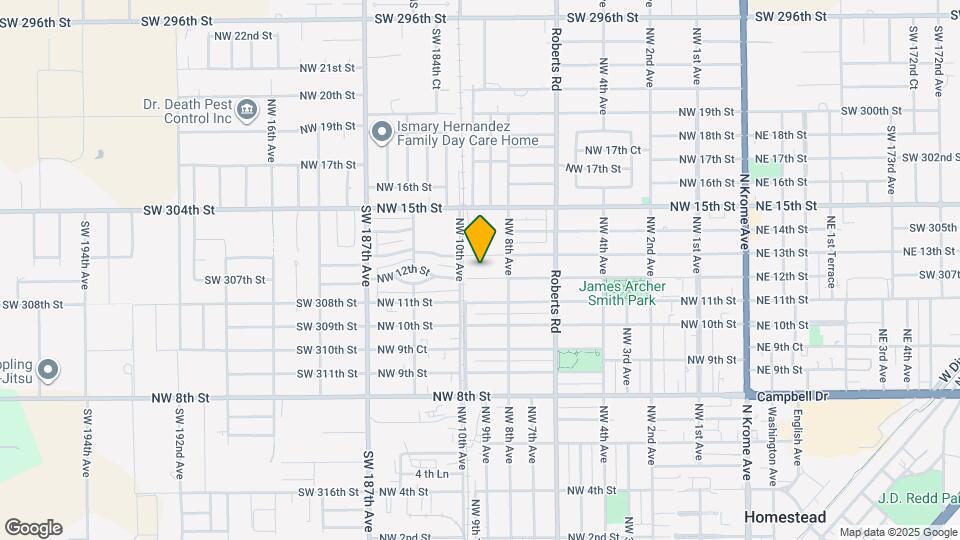 849 NW 12th St Map and Location Details