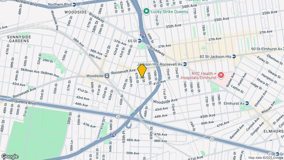 40-40 68th St Map and Location Details