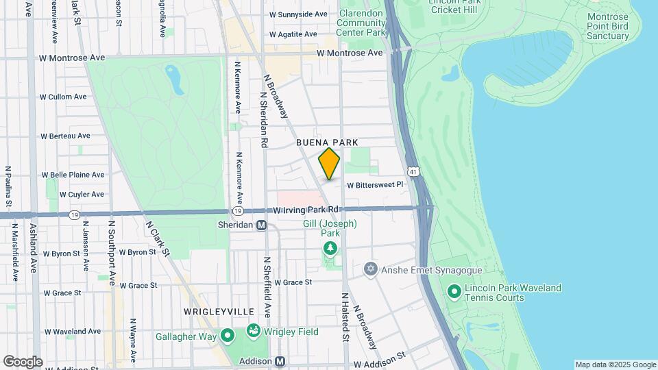 825 W Cuyler Ave Map and Location Details