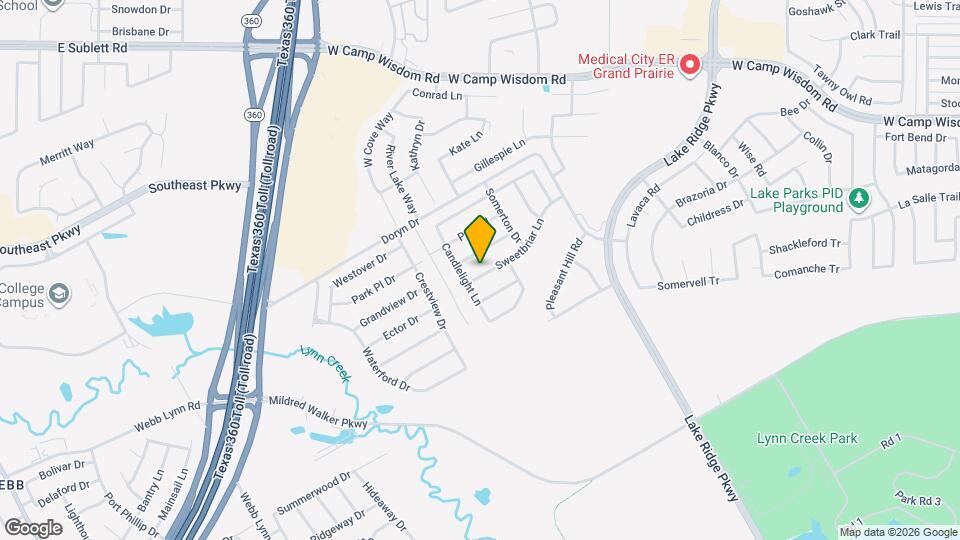 2784 Sweetbriar Ln Map and Location Details