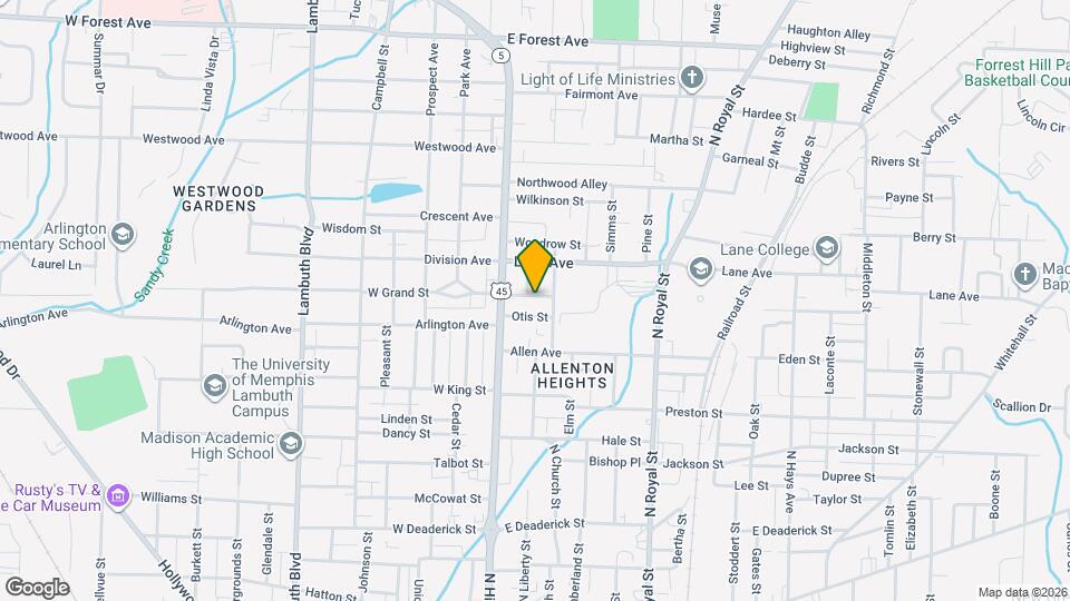 122 E Grand St Mapa y Detalles de la Ubicación