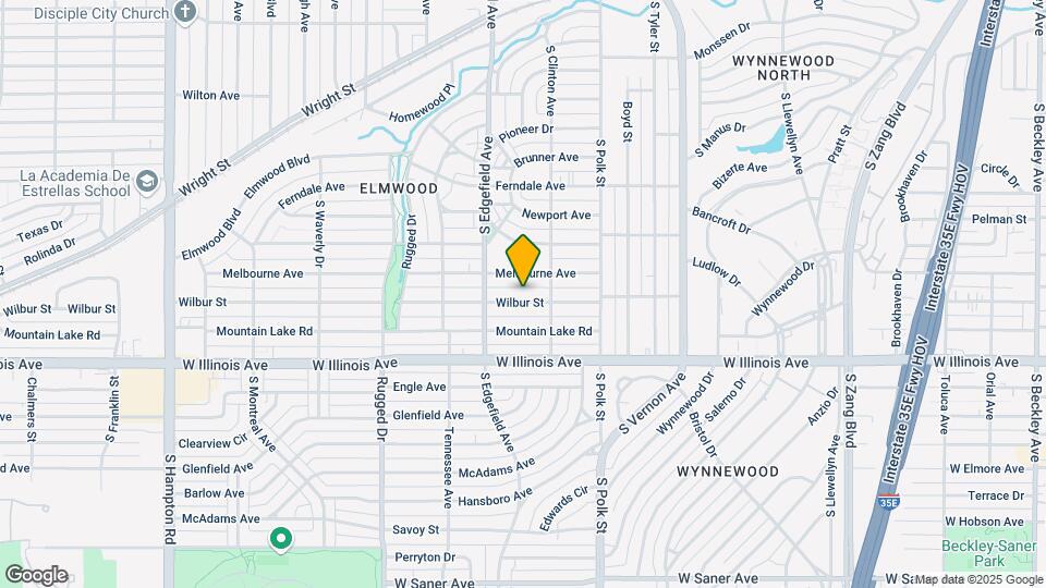 1227 Wilbur St Map and Location Details