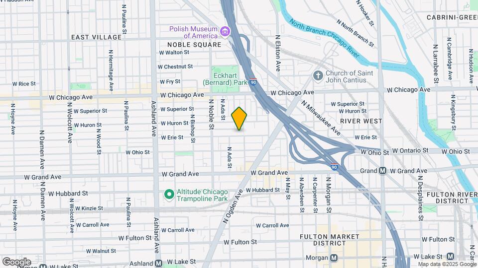 1310 W Erie St Mapa y Detalles de la Ubicación