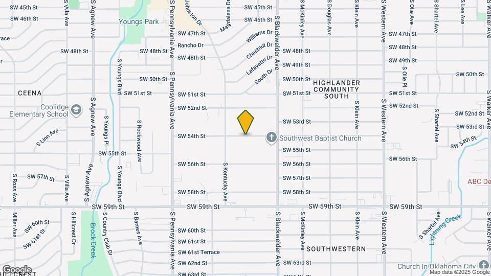 1408 SW 54th St Map and Location Details