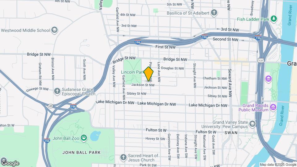 1035 Jackson St NW Map and Location Details