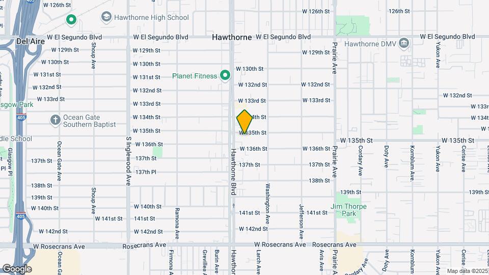4390 W 135th St Map and Location Details