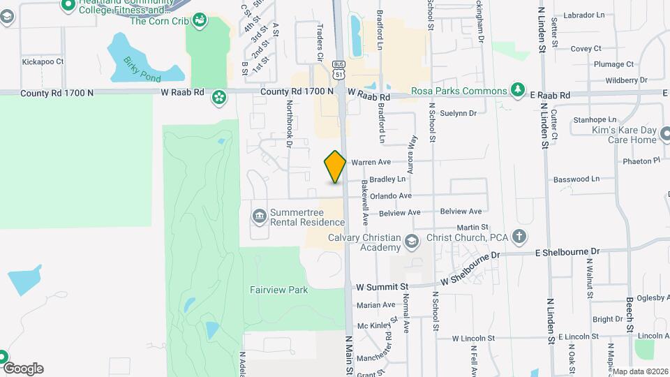 Bayberry Village Apartments Map and Location Details