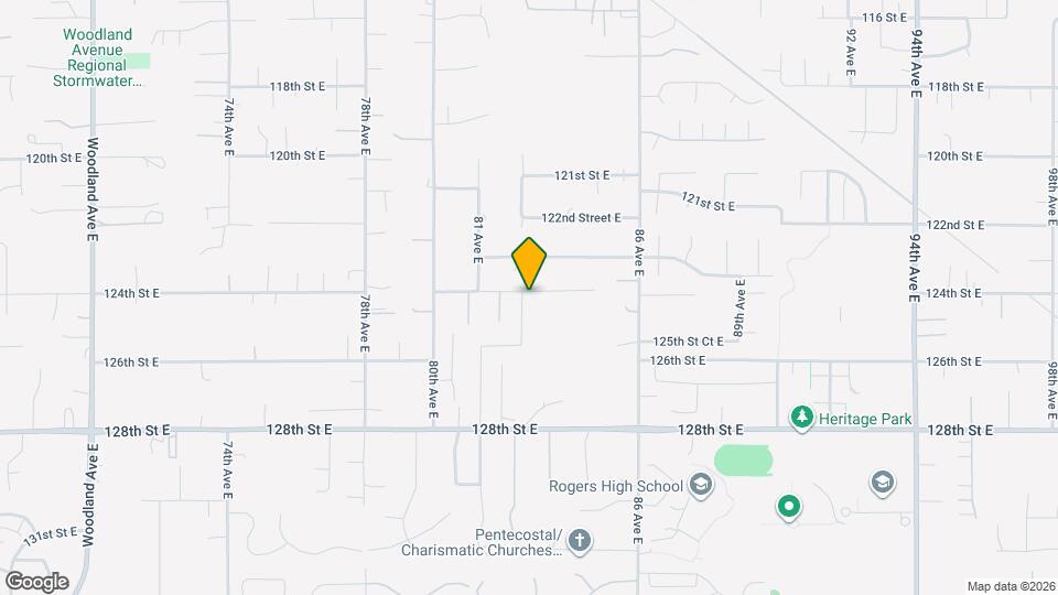 12401 83rd Ave E Map and Location Details