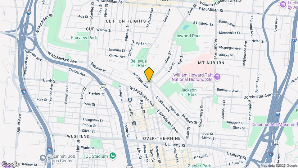 2017 Vine St Map and Location Details