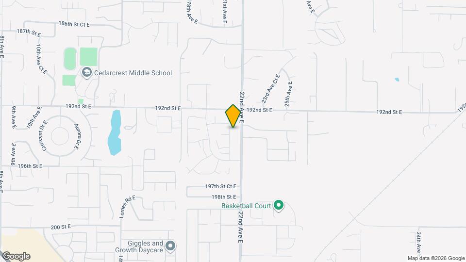 19315 21st Ave Ct E Map and Location Details