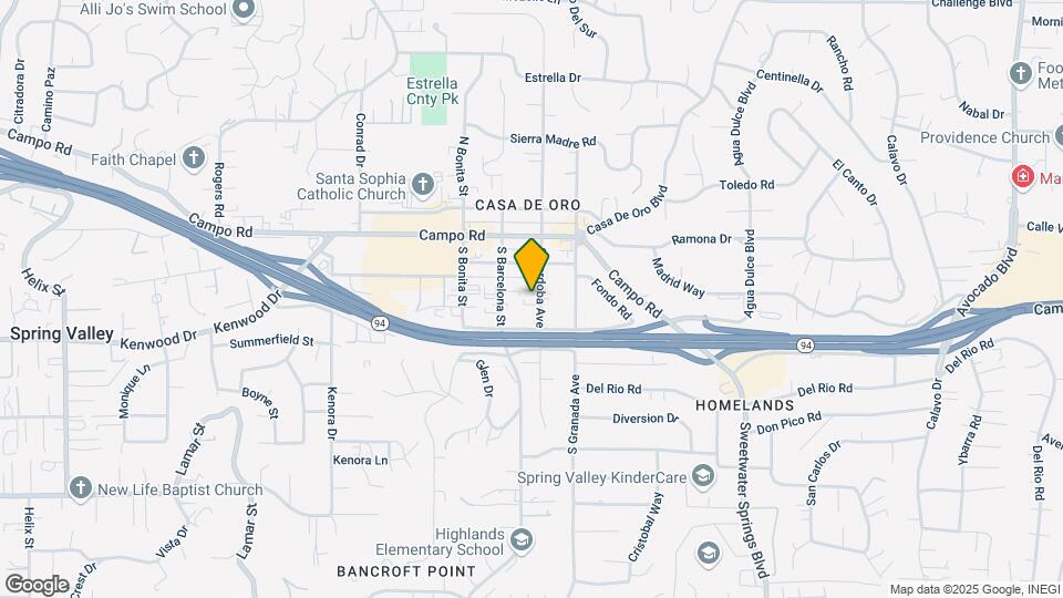 3636 S Cordoba Ave Mapa y Detalles de la Ubicación
