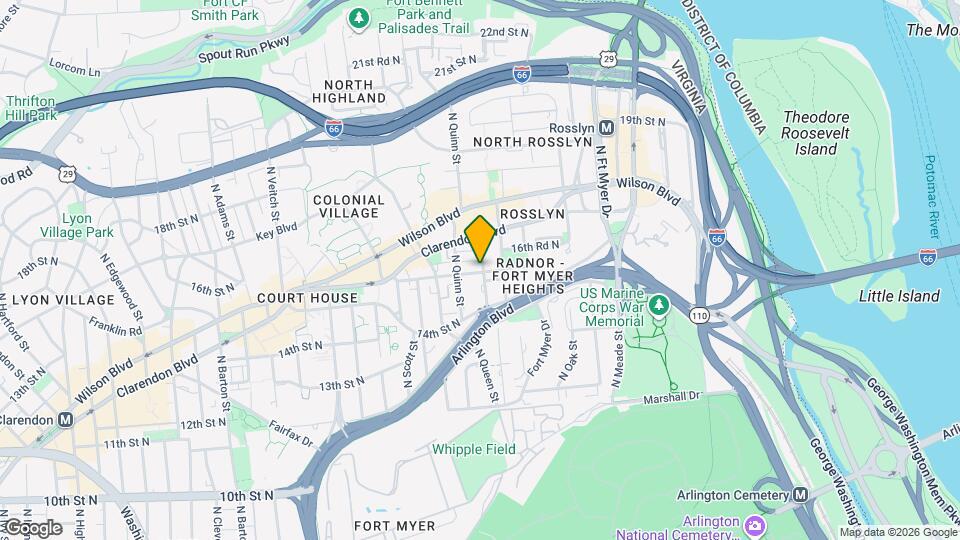 1610 N Queen St Map and Location Details