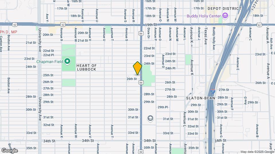 1702 26th St Map and Location Details