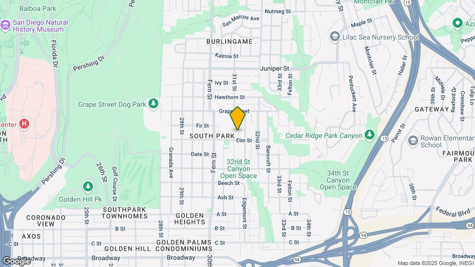 1829 31st St, Unit B Map and Location Details