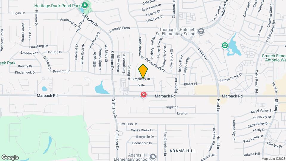 9650 Simplicity Dr Map and Location Details