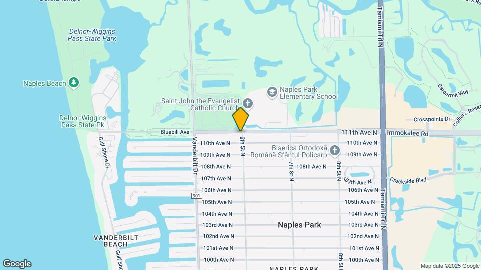 596 111th Ave N Map and Location Details