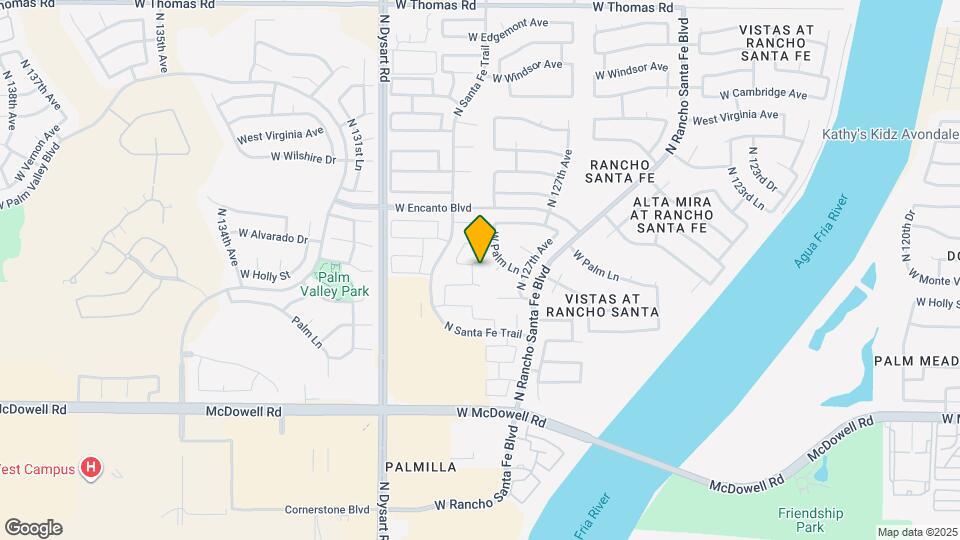 1913 N 128th Ave Map and Location Details